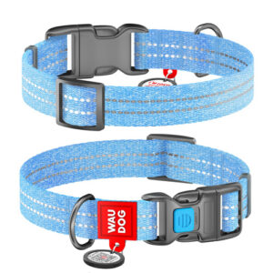 Re-cotton collar (Large) - Blue